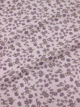 Теплый хлопок Элиса цв.бл.розово-сиреневый/сиреневый, ш.1.5м, хлопок-100%, 160гр/м.кв