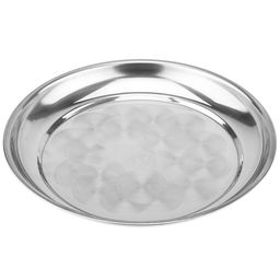 Поднос из нержавеющей стали д25,5см h2,8см s0,45мм (Китай) - Домашняя Мода фото 2