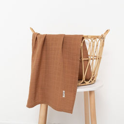 Полотенце муслиновое LoveLife, 50*90 см, корица, 100% хл, 3-сл, 180 гр/м2  фото 2