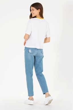 Женские голубые джинсовые брюки - U.s. polo assn фото 10