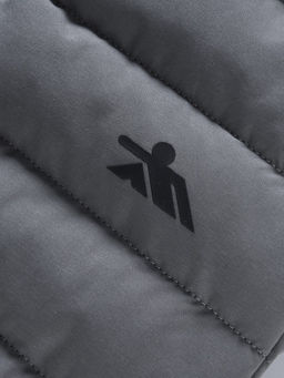 Куртка мужская удлинённая стёганая с капюшоном и графеновой подкладкой утеплитель тинсулейт