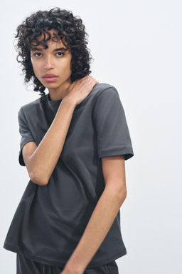 HEAVY COTTON T-SHIRT - Zara фото 47