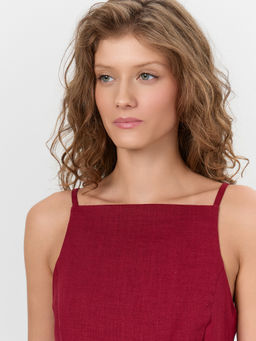 Топ женский бордовый - Mark formelle фото 4