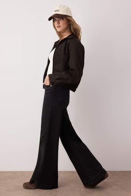 Ac?k Mavi Paca Detayl? Normal Bel Wide Leg Comfort Jeans TWOAW26JE00000 - Trendyolmilla фото 6