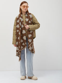 Теплый двусторонний палантин В составе шерсть - Tantino фото 3