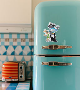 Кристальная (алмазная) мозаика ФРЕЯ CMF-ALVM-102 магнит Ну, погоди! 10.5 х 12.5 см