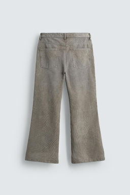 LIMITED EDITION FLARE FIT CORDUROY TROUSERS - Zara фото 18