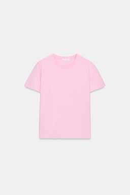 CAMISETA R?STICA ALGOD?N / Rosa - Zara фото 6