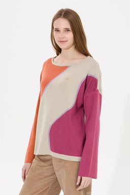 U. S. Polo Assn Женский свитер с круглым вырезом из каменного меланжа - U.s. polo assn фото 10