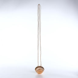 Сумка мини-клатч на магните, в форме ракушки, жёсткий корпус, на длинной цепочке, золотистая