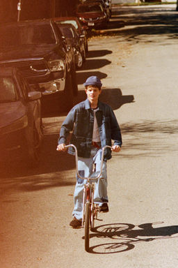 SOBRECAMISA EFECTO LAVADO / Azul