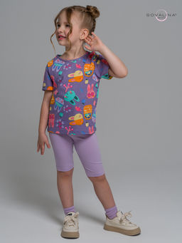 Костюм Актив черничные зайки-лаванда - Sovalina фото 15