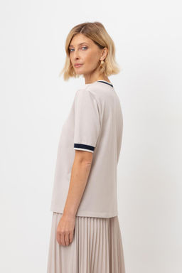 ЕВТ 3127/серо-бежевый фуфайка жен