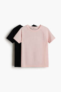 2-pack Seamless Sports tops with DryMove