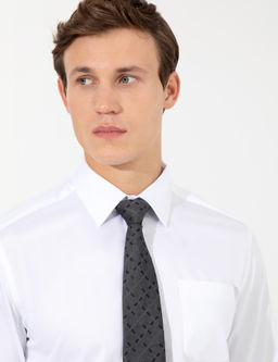 Beyaz Regular Fit Uzun Kollu Klasik G_mlek - Pierre cardin фото 2