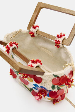 BOLSO MINI BORDADO / Multicolor - Zara фото 7