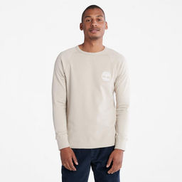 Мужская футболка с длинным рукавом Timberland Longsleeve Crew Knit бежевая