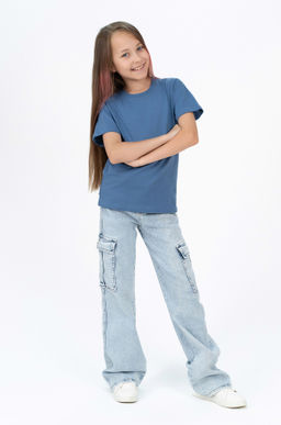 Футболка детская джинс