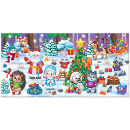 Пазлы 8 в 1 Двусторонние пазлы. Новогодние истории - Puzzle time фото 3