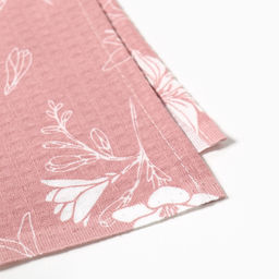 Полотенце банное вафельное «Лилия», 80×150 см, хлопок 100%, розовое