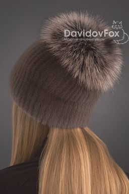 Шапка Буратино норка орнамент аврора