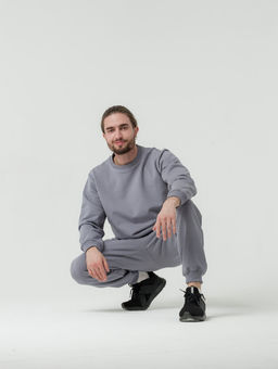 Футер 3х нитка ПРЕМИУМ петля Костюм мужской со свитшотом - Knitka wear фото 8