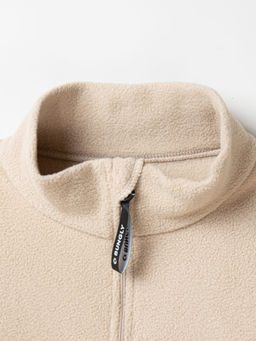 Олимпийка флисовая Колор блок Графит/Беж 7+ - Bungly фото 4