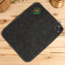 Коврик - сидушка для бани с вышивкой «Хозяин Бани», 47×38 см