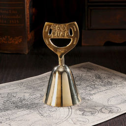 Колокольчик «На удачу», 6×6×11 см, латунь