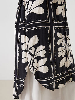 ?i?ekli Oversize Kad?n G?mlek Tunik