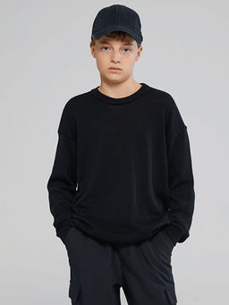 Bisiklet Yaka Erkek ?ocuk Triko Kazak