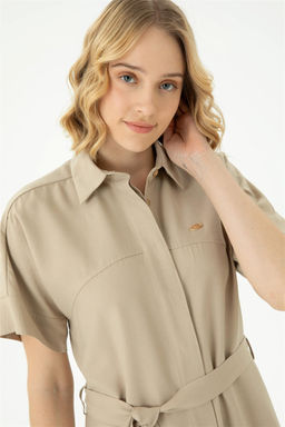 Женское платье из верблюжьей ткани - U.s. polo assn фото 2