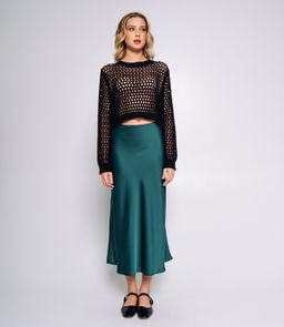 Юбка #КТ2103, изумрудный