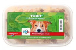 Титбит Рогалики из кожи с начинкой - банка пласт. 3.3 л 1/5 4690538020036