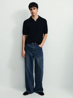 Джемпер поло фактурной вязки / Zarina фото 2