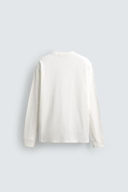 CAMISETA LIGHTWEIGHT MANGA LARGA / Blanco - Zara фото 7