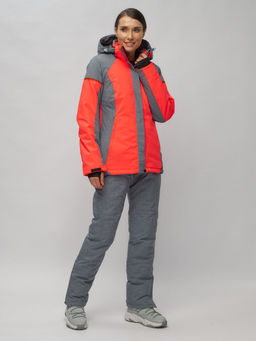 Горнолыжный костюм женский розового цвета 02272-2R - Chunmai фото 3