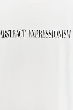 CAMISETA OVERSIZE TEXTO / Blanco roto - Zara фото 8