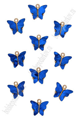Подвеска "Бабочка" 16*14 мм (10 шт) SF-7350, синий №6