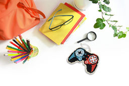 Кристальная (алмазная) мозаика ФРЕЯ ALVP-025 подвеска Джойстик 10.5 х 8 см