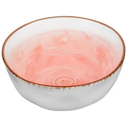 Салатник 14*14*5,5 см 500 мл "Кантри" коралловый