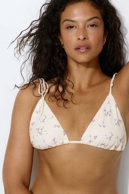Top de bikini triangular con relleno - H&m фото 3