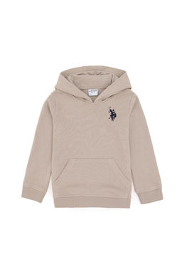 Erkek _ocuk Ta_ Basic Kap__onlu Sweatshirt