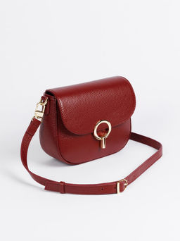 Женская кожаная сумка Richet 3292LG 977 Красный