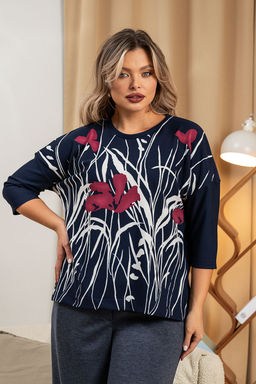 Джемпер АА-129 цветы