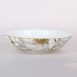 Тарелка глубокая Коралл Fiori BY052 19см/700мл (фарфор)