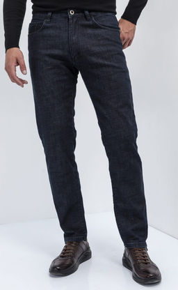 Джинсы мужские утепленные флисом P121-0152W d.blue - Primm фото 3