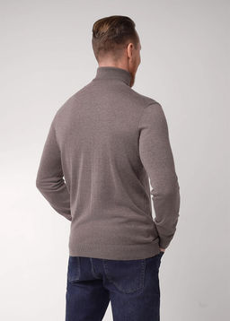 CLE Джемпер муж. 654357ха меланж бежевый - Clever wear фото 2