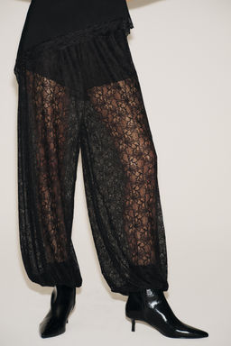 LACE BALLOON TROUSERS - Zara фото 2