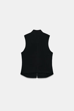 CAMISA BOTONES MANGA SISA / Negro